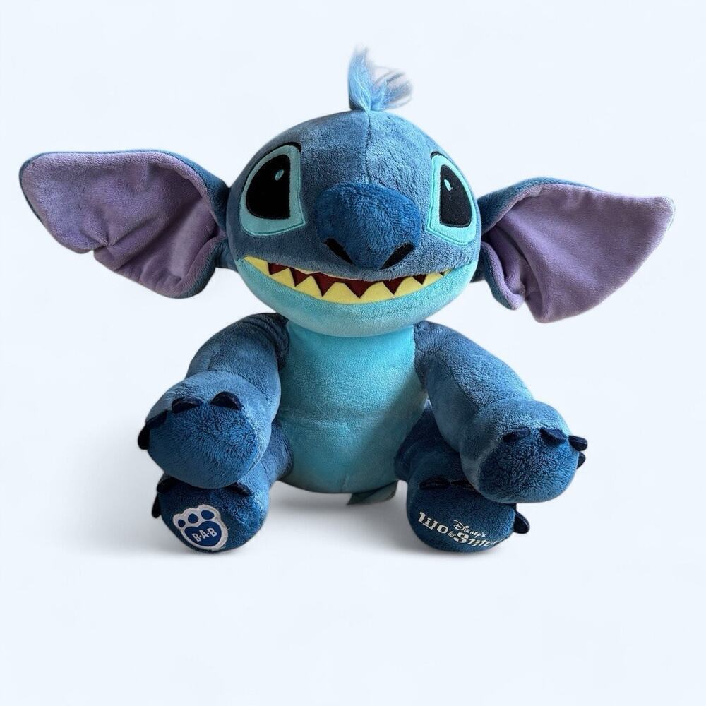 Build A Bear Workshop BABW Disney Stitch Blue Stuffed Animal Plush Toy Lilo 12"
